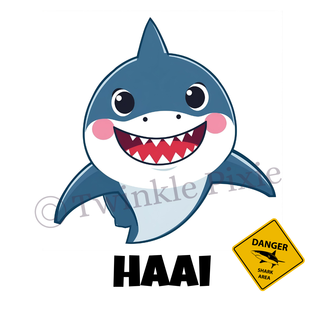 Magneetkaartje - haai