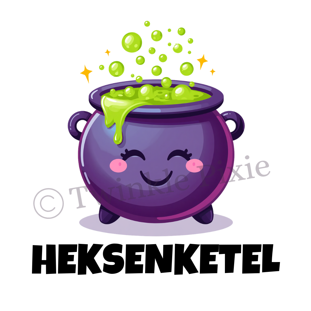 Magneetkaartje - heksenketel