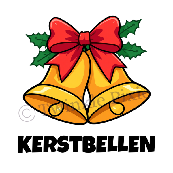 Magneetkaartje - kerstbellen