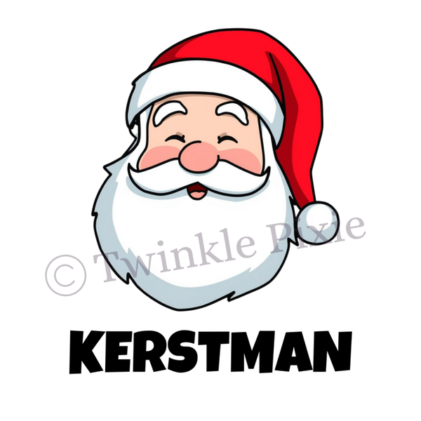 Magneetkaartje - kerstman