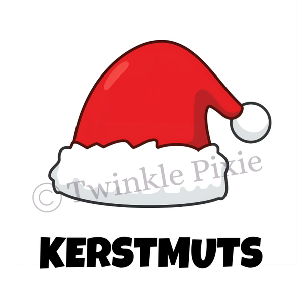 Magneetkaartje - kerstmuts