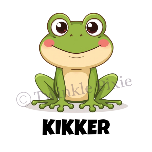 Magneetkaartje - kikker