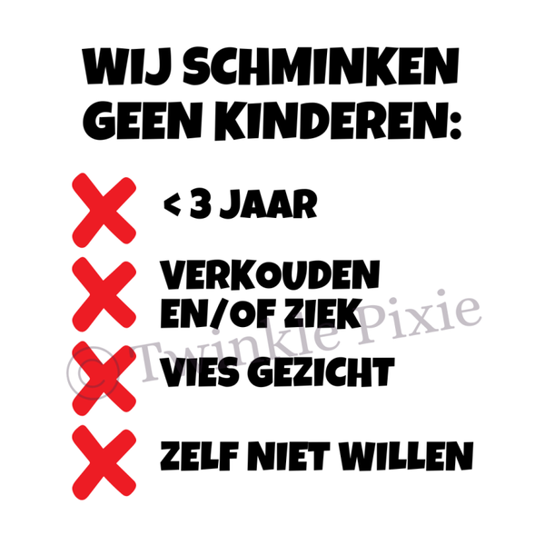 Magneetkaartje - info - kruisjes