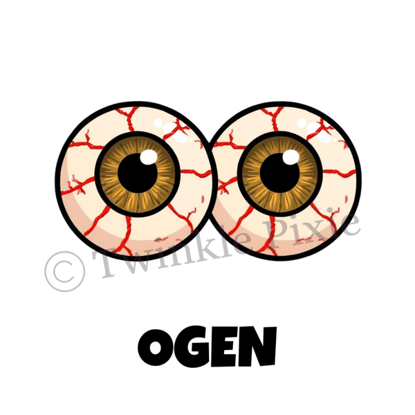 Magneetkaartje - ogen