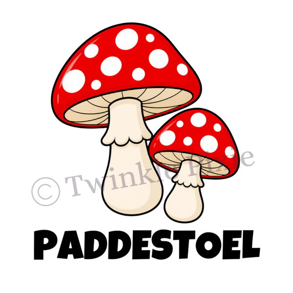 Magneetkaartje - paddestoel