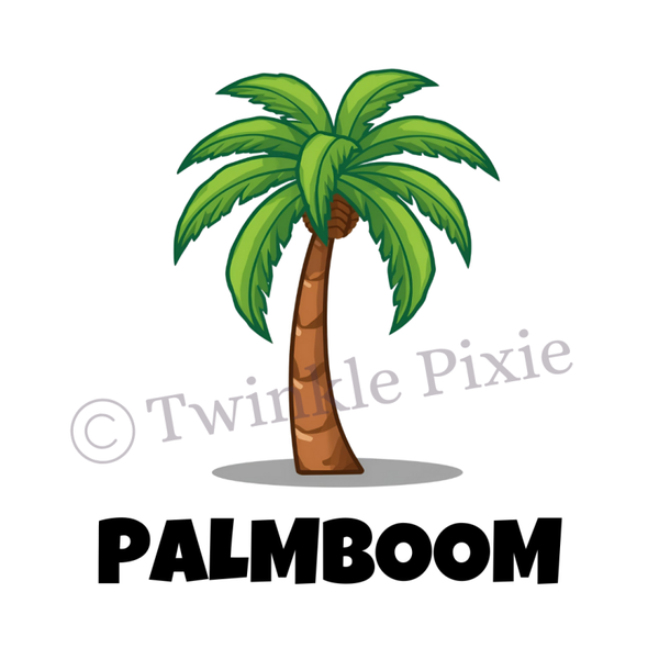 Magneetkaartje - palmboom