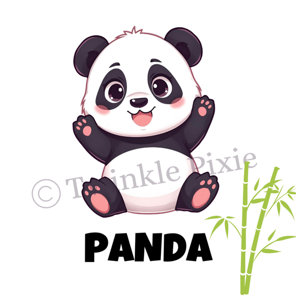 Magneetkaartje - panda