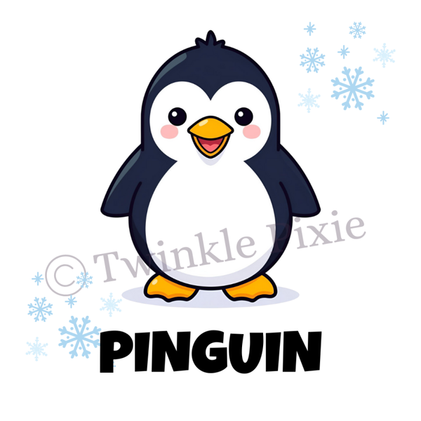 Magneetkaartje - pinguin