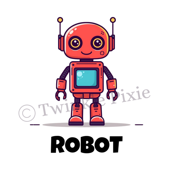 Magneetkaartje - robot