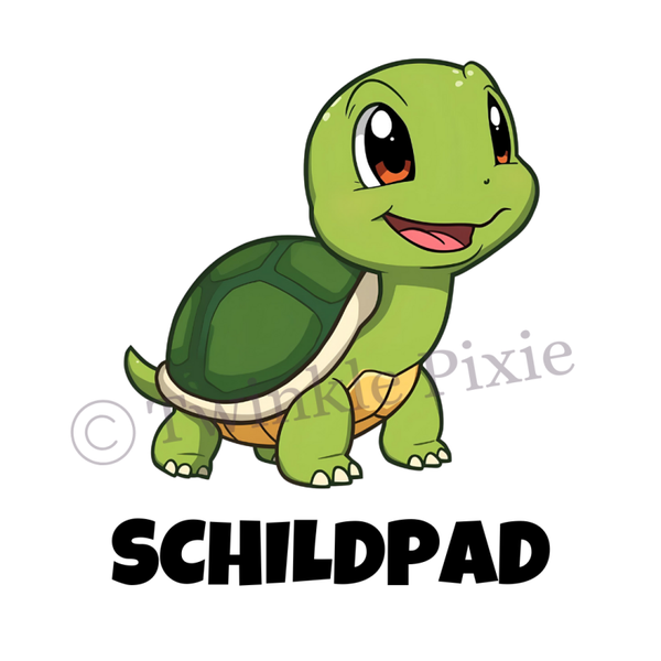 Magneetkaartje - schildpad