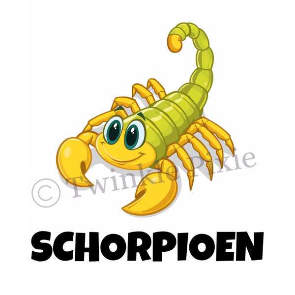 Magneetkaartje - schorpioen