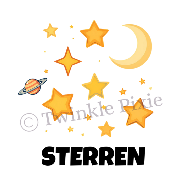 Magneetkaartje - sterren