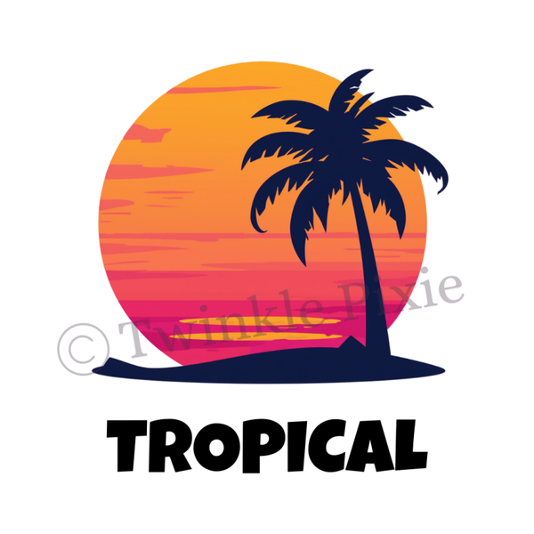 Magneetkaartje - tropical