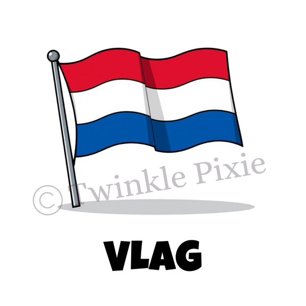 Magneetkaartje - vlag NL