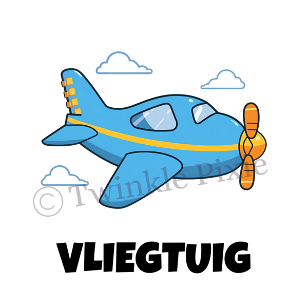 Magneetkaartje - vliegtuig
