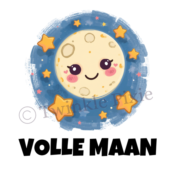 Magneetkaartje - volle maan