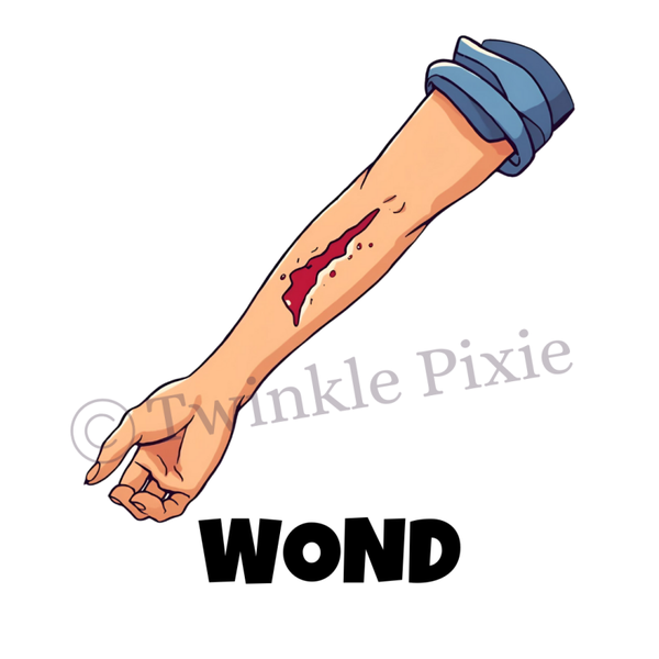 Magneetkaartje - wond