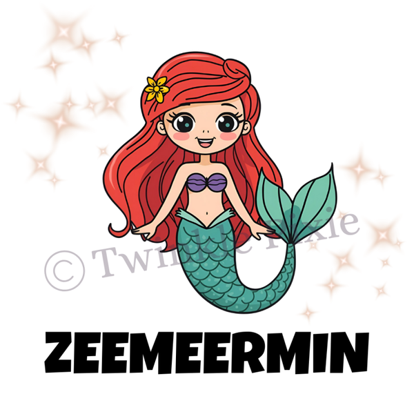 Magneetkaartje - zeemeermin