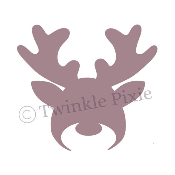 Sjabloon - Kerst - rendier