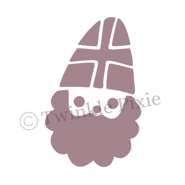 Sjabloon - Sinterklaas - Sint hoofd