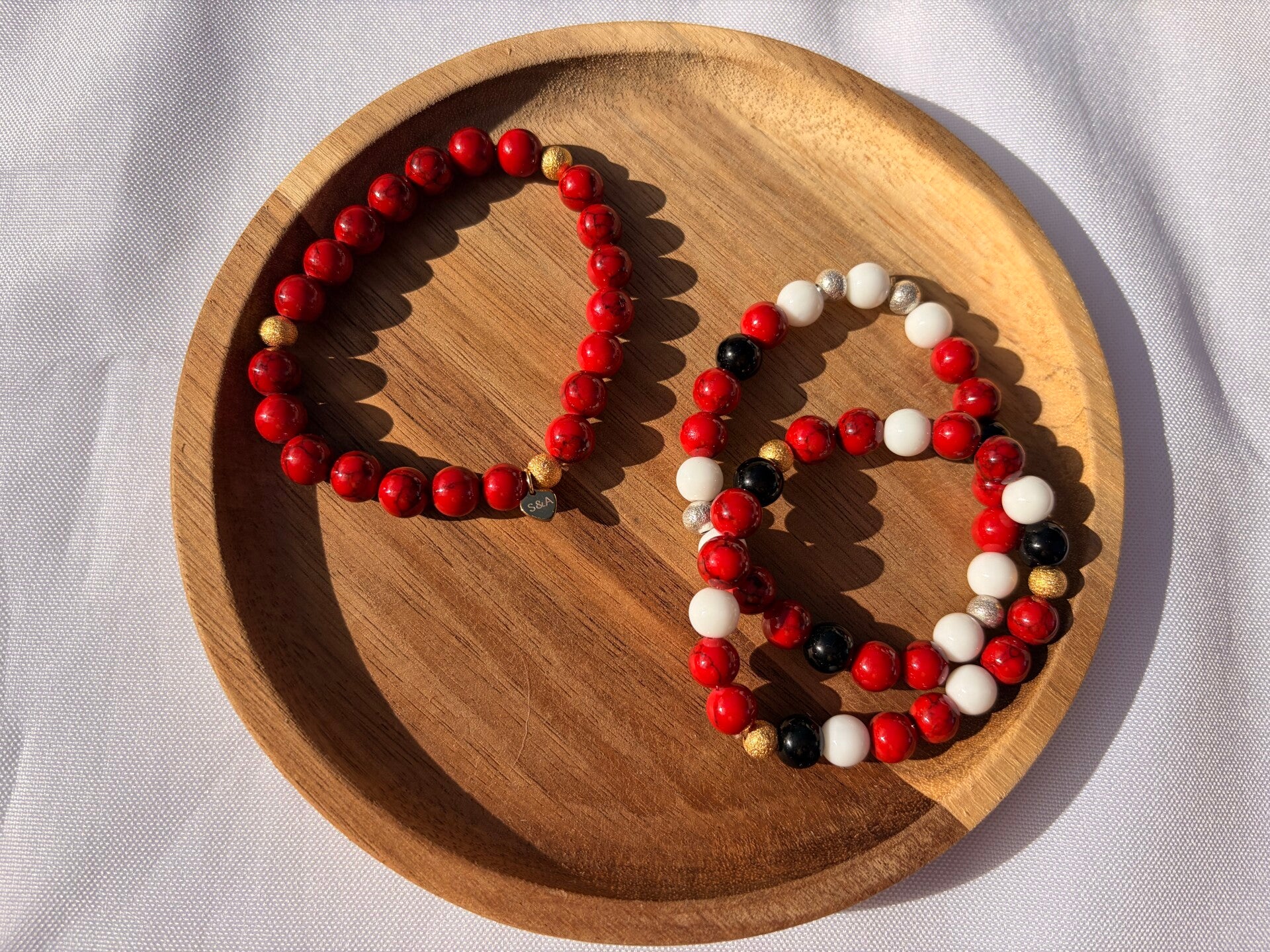 Femme Rouge jaspis armband