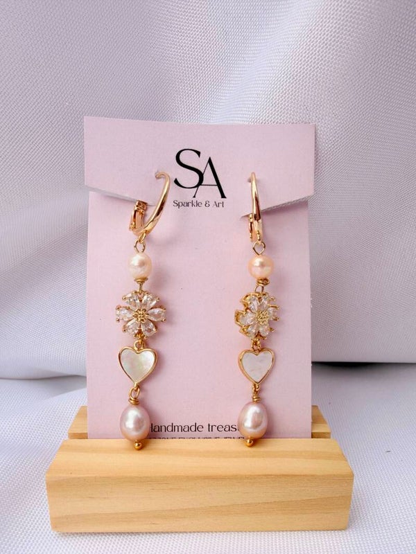 Sparkling Bali combined coloured pearls
