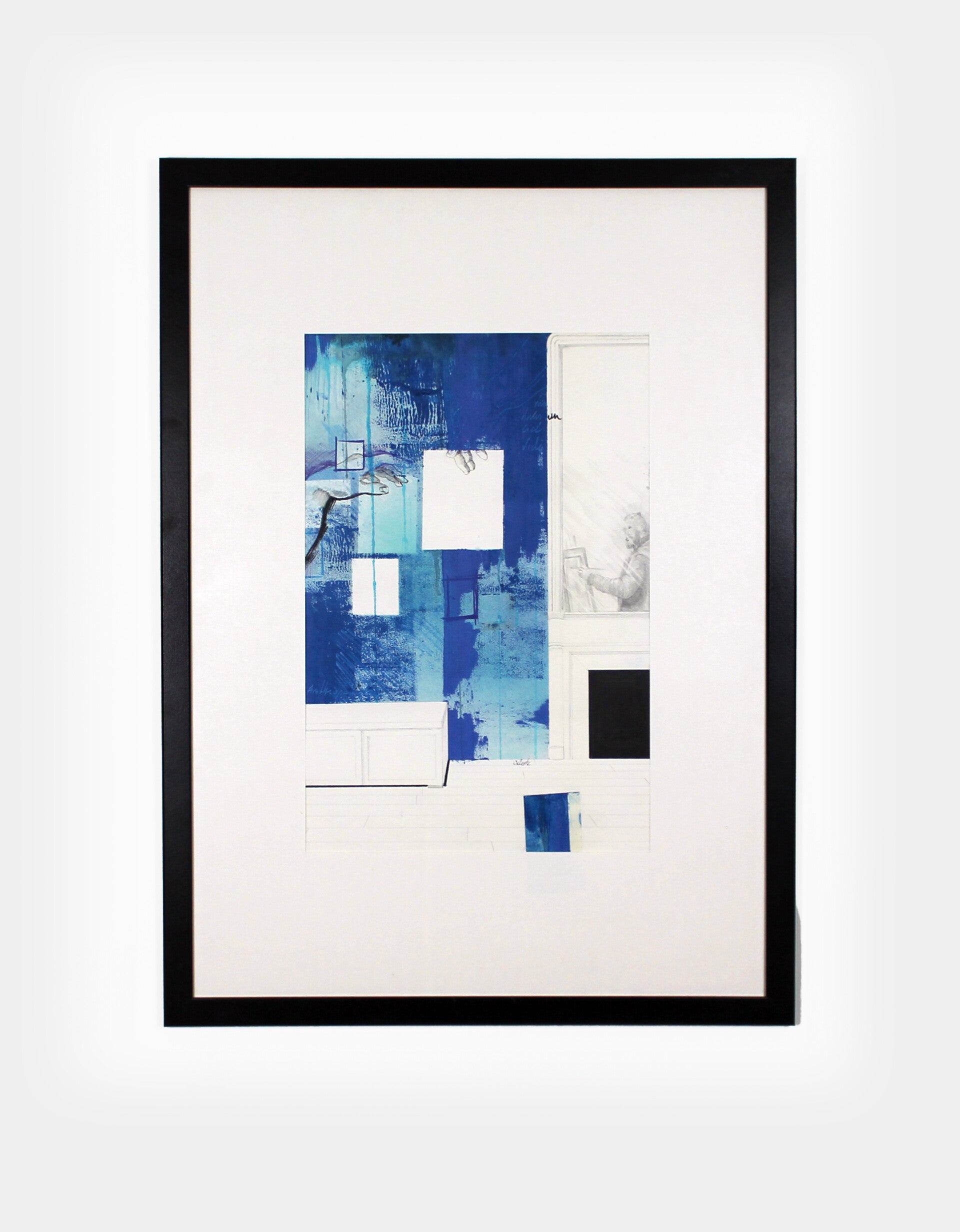 Architecture sensible#6 - dessin techniques mixtes - 45x30cm