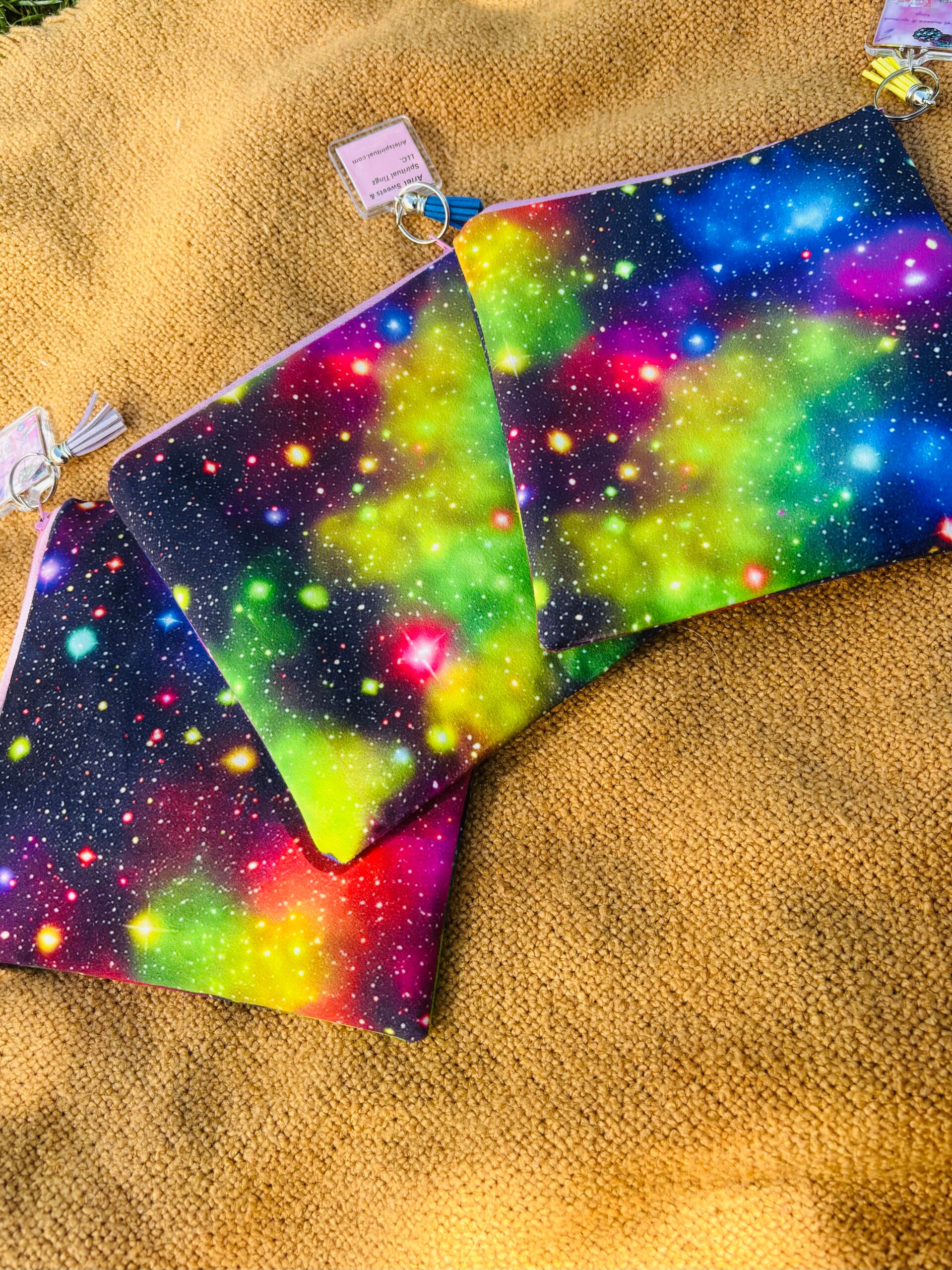 ✨Handmade Galaxy Pouches✨