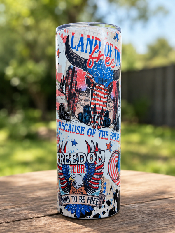 The Land of Free 20oz Tumbler