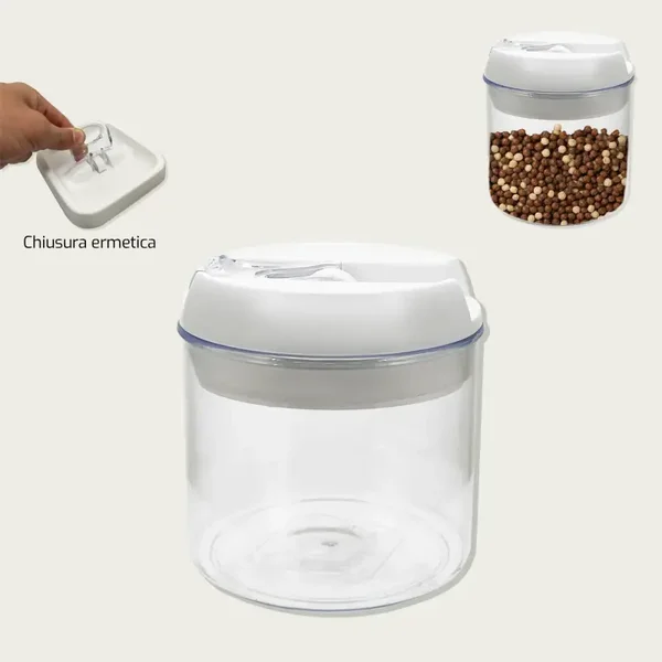 contenitore ermetico rotondo