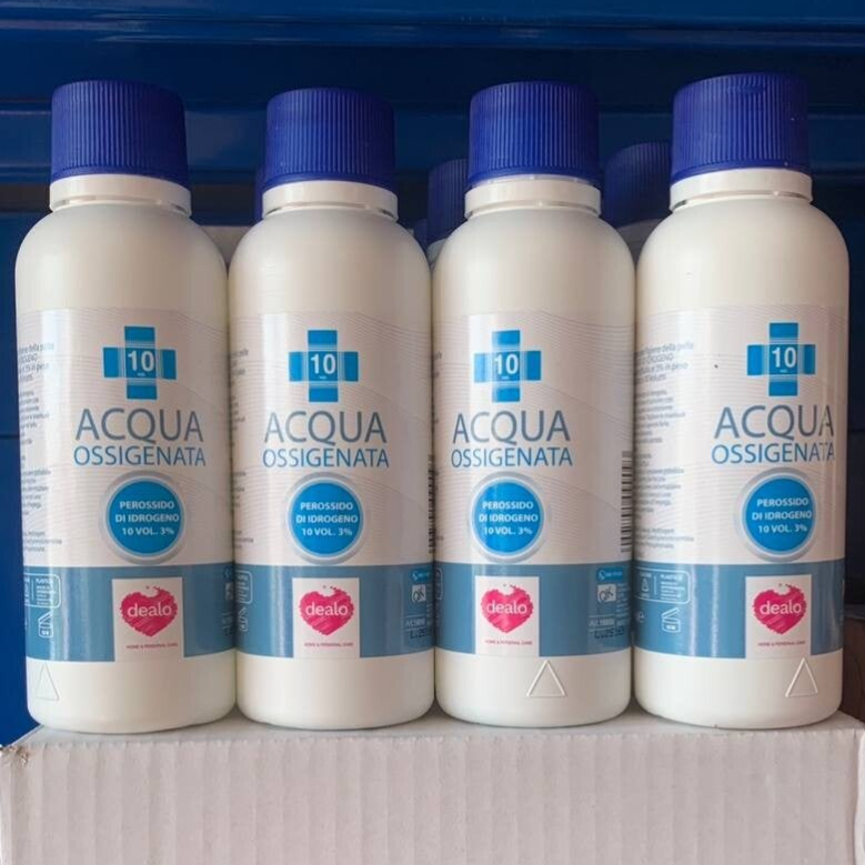 BLISTER 4 BOTTIGLIE DI ACQUA OSSIGENATA