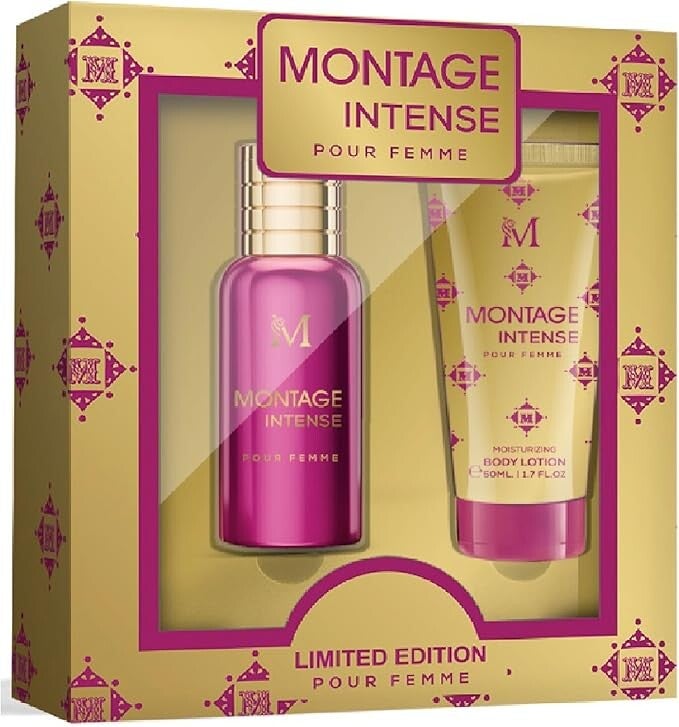 GIFT SET MONTAGE INTENSE PROFUMO 50ML+BODY LOTION 50ML