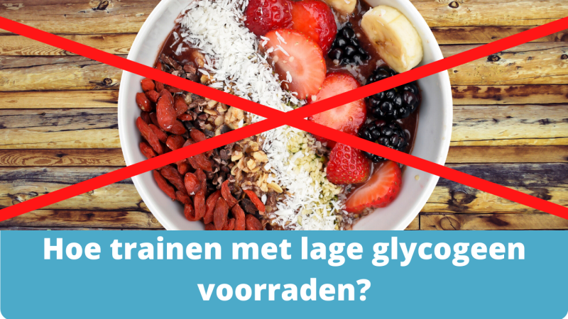 Hoe trainen zonder ontbijt met lage glycgeen voorraden