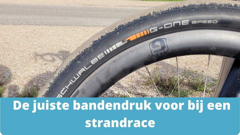 De juiste bandendruk voor een strandrace