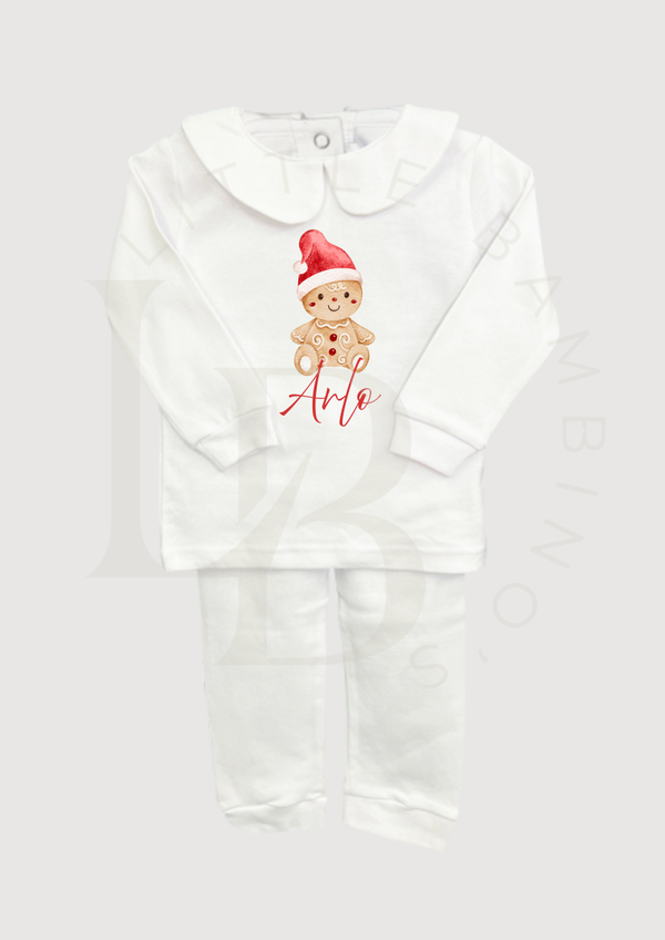 White Collar Loungesets - Christmas