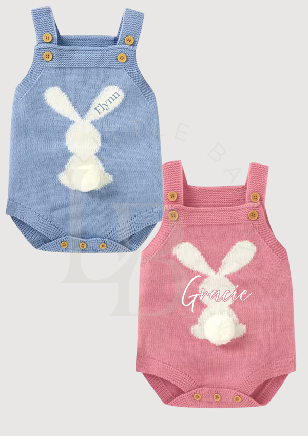 Knitted Bunny Romper