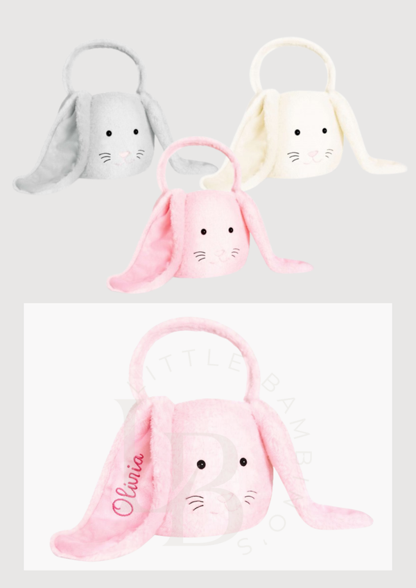 Embroidered Bunny Baskets