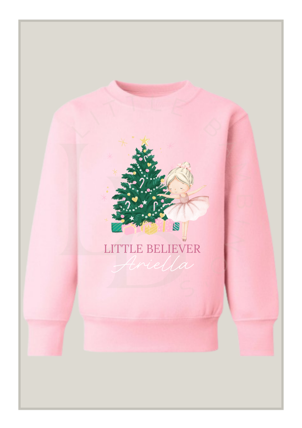 Christmas Ballerina Sweatshirt