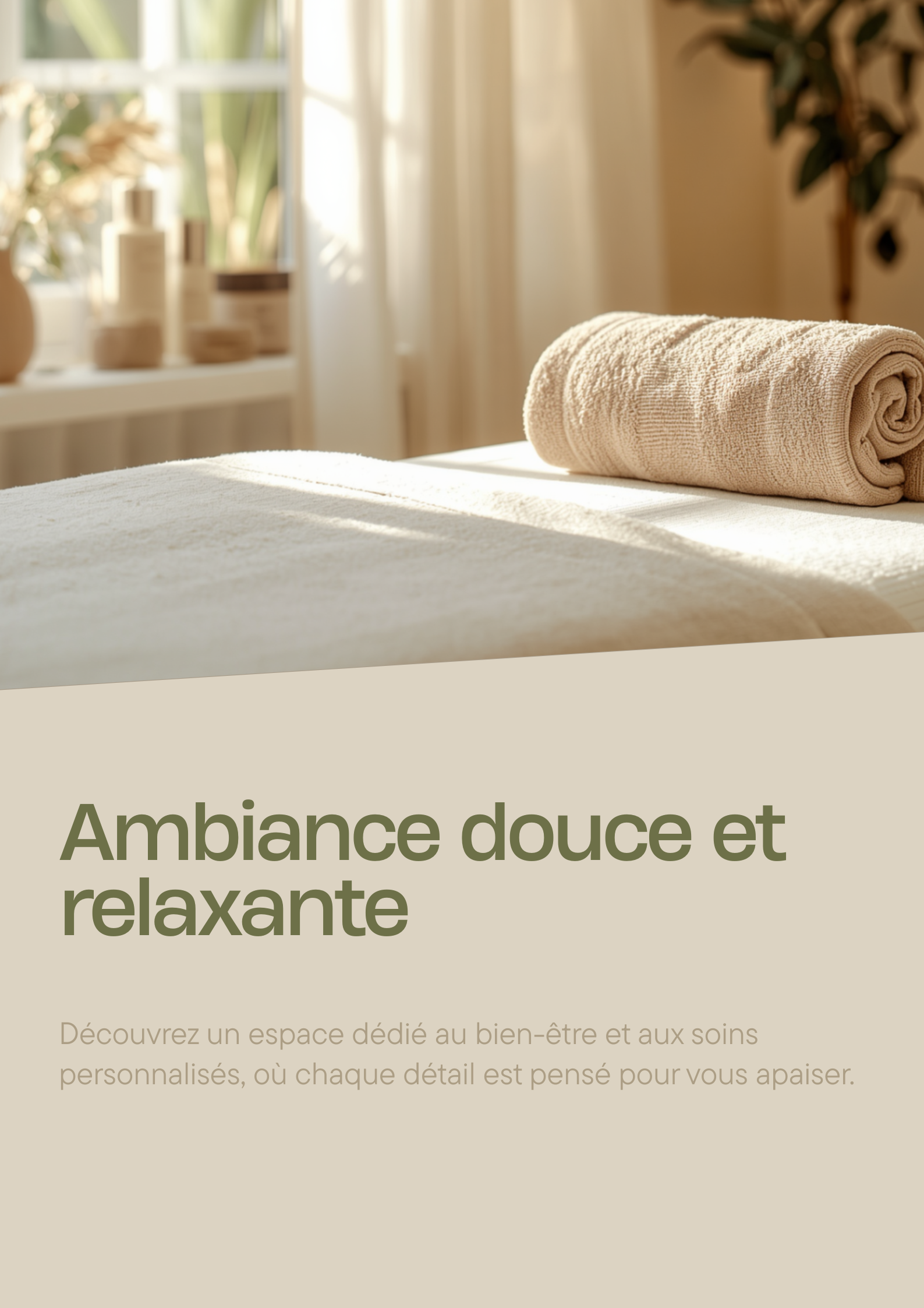 Cabine de soin esthétique à Hyères chez Phytosens Esthétique pour soins visage, détente et accompagnement personnalisé