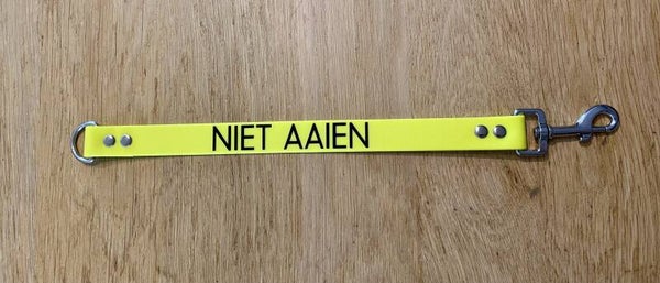 tussenstuk niet aaien