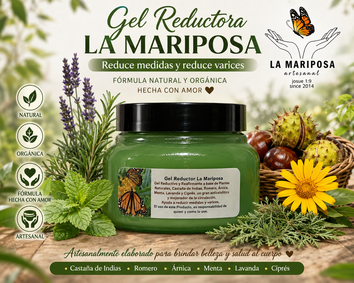 La Mariposa Gel Reductor corporal