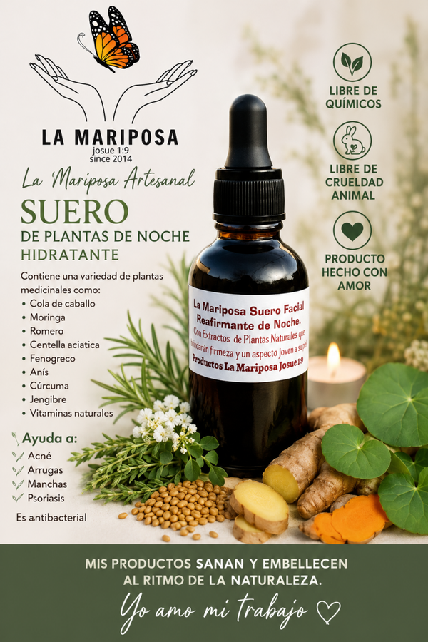 Suero de aceite de Plantas La Mariposa