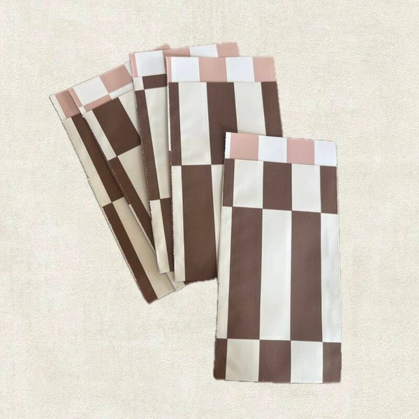 Cadeauzakjes Brown Stripes | Maat S