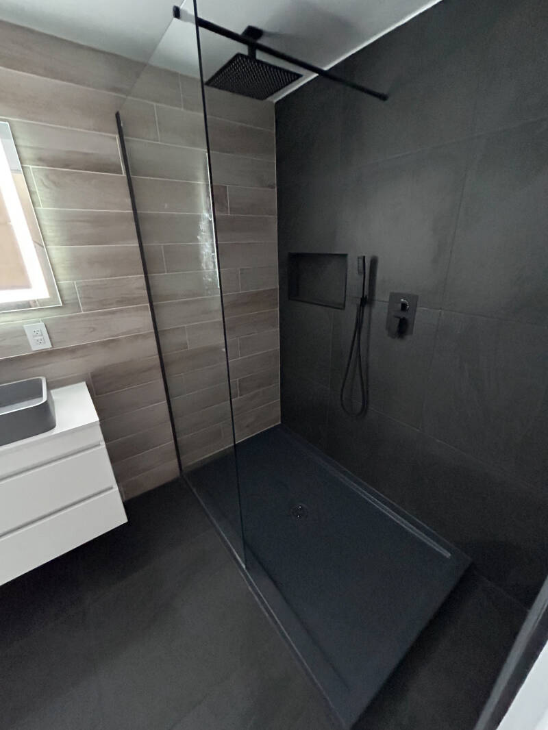 renovation douche ceramique