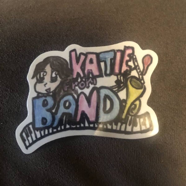 Katie from Band Sticker - Cream