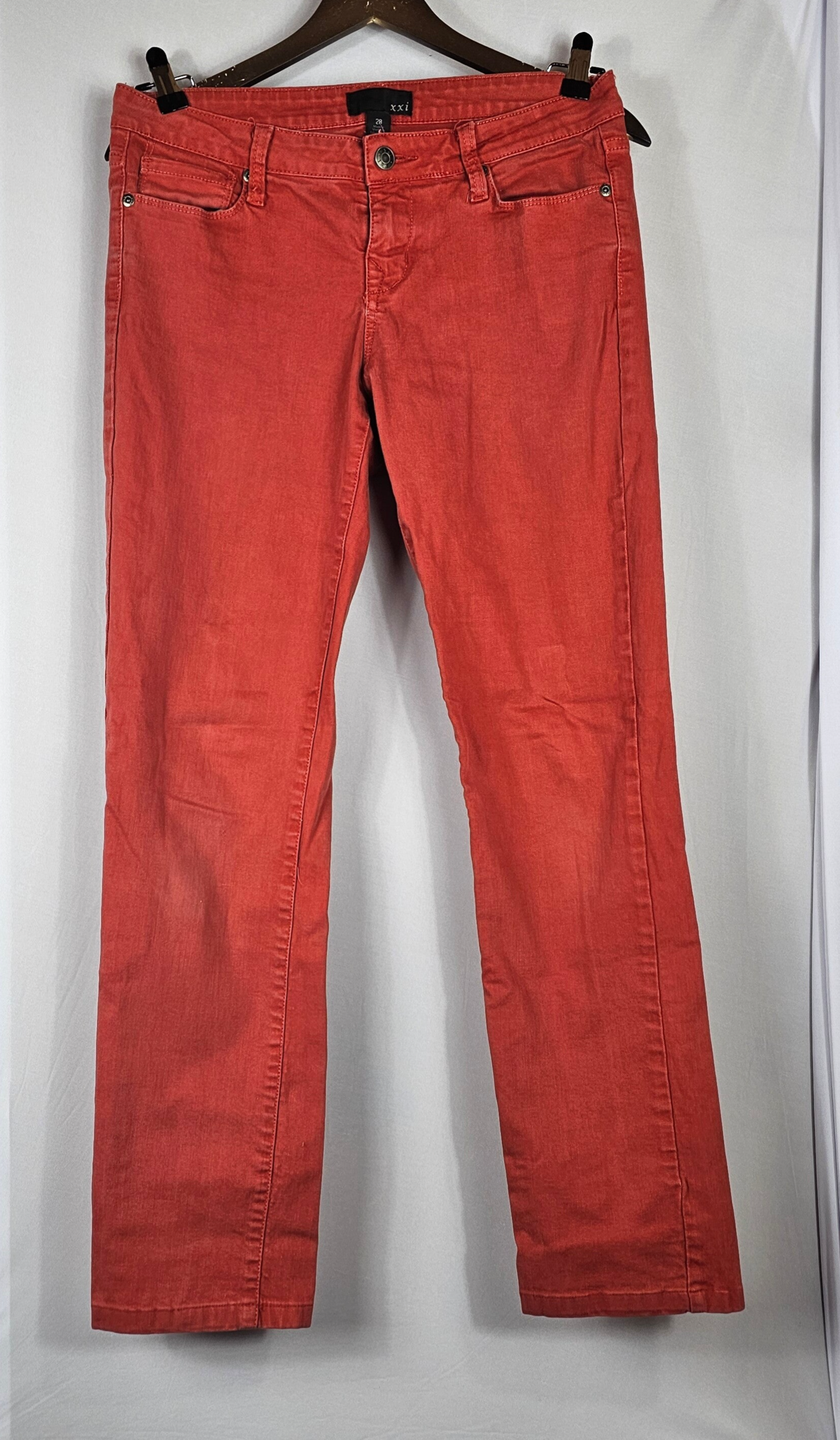 XXI Women's Burnt Orange Jeans Size 28