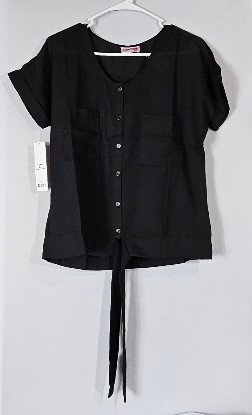 Sugar Kisses Women's Shear Top Size 1x NWT