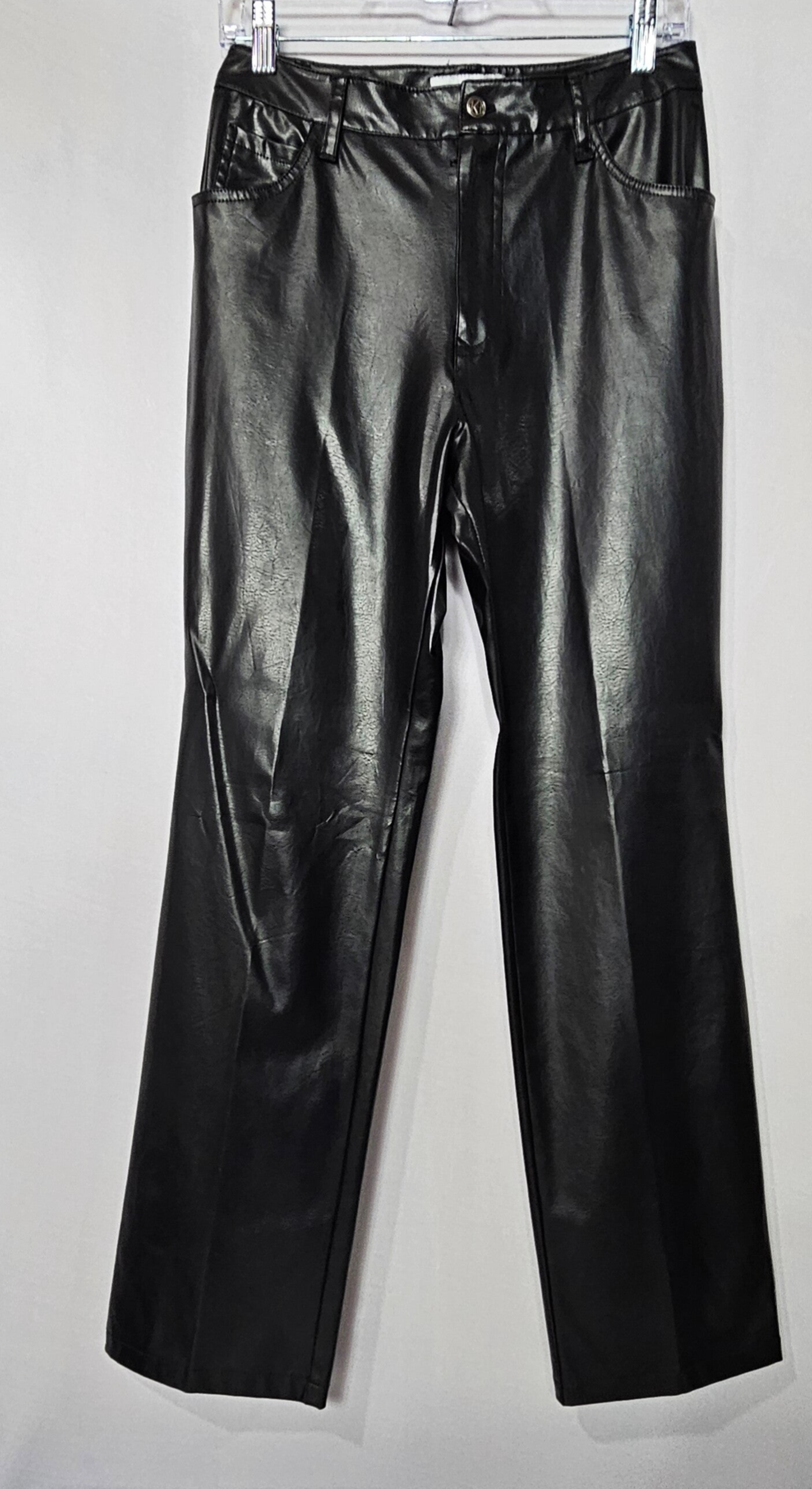 Kathy Ireland Faux Leather Pants Size 8