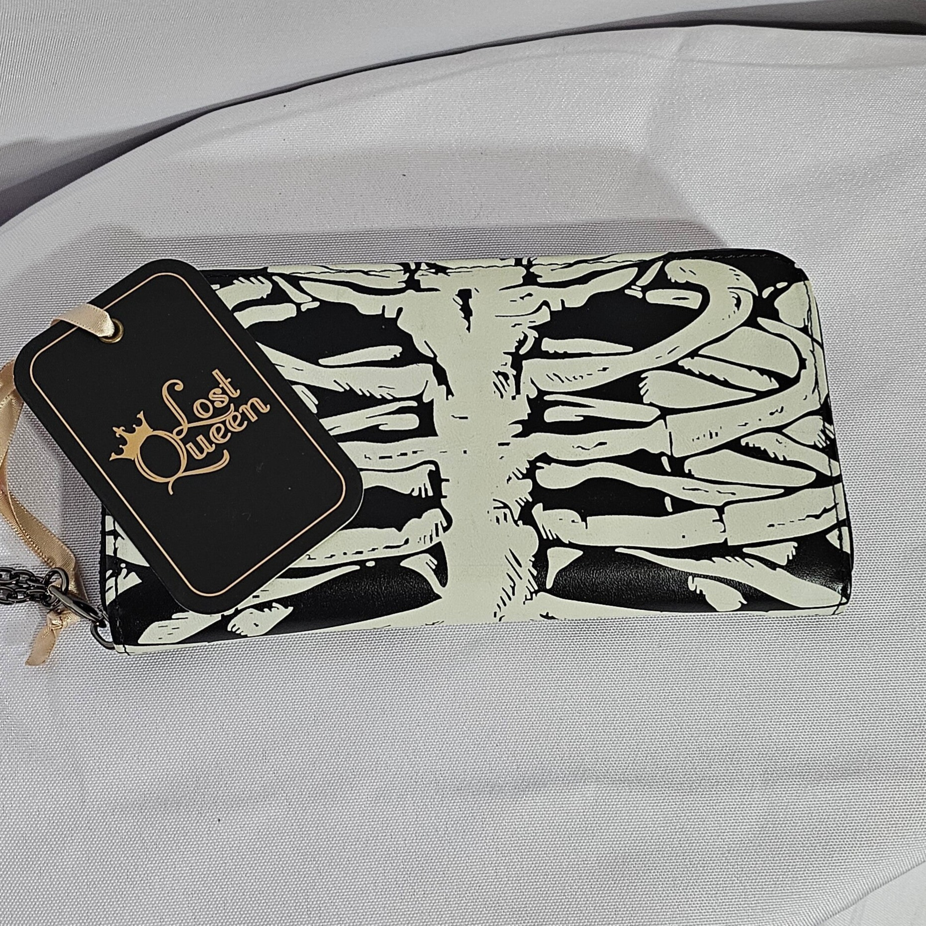 Lost Queen Gothic Skeleton Wallet