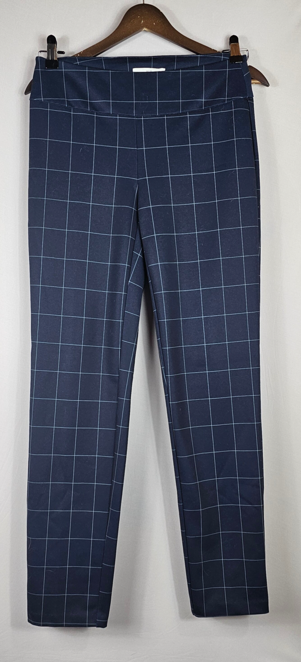 New Directions Women's Navy Pull On Dress Pants Size Small